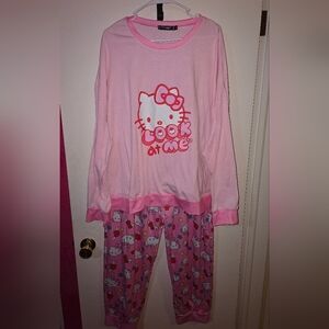 Hello Kitty Pink Kids Pajamas